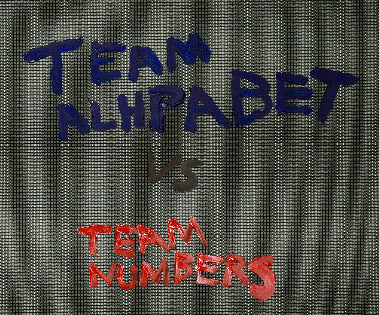 Team Alphabet vs Team Numbers (D1552)