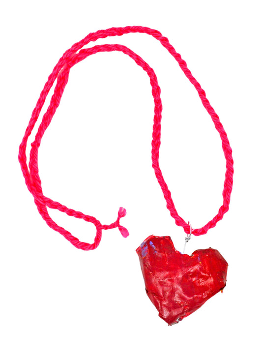 Red Heart Necklace (J0020)