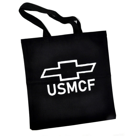 Tote Bag: USMCF (White on Black)