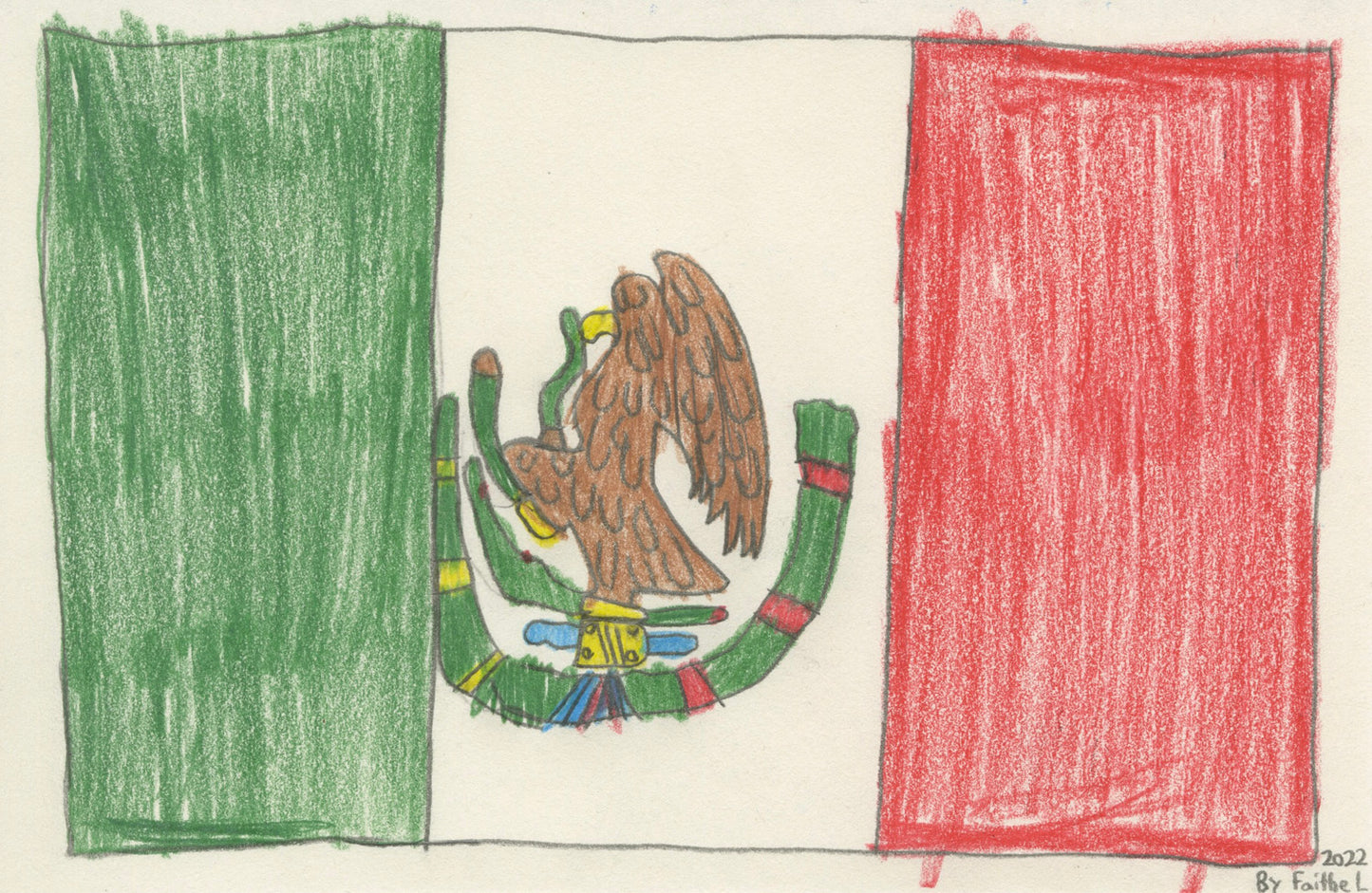 Flag of Mexico (D1472)