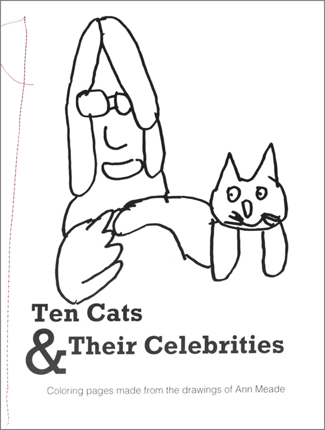 Coloring Pages: Ten Cats & Their Celebrities