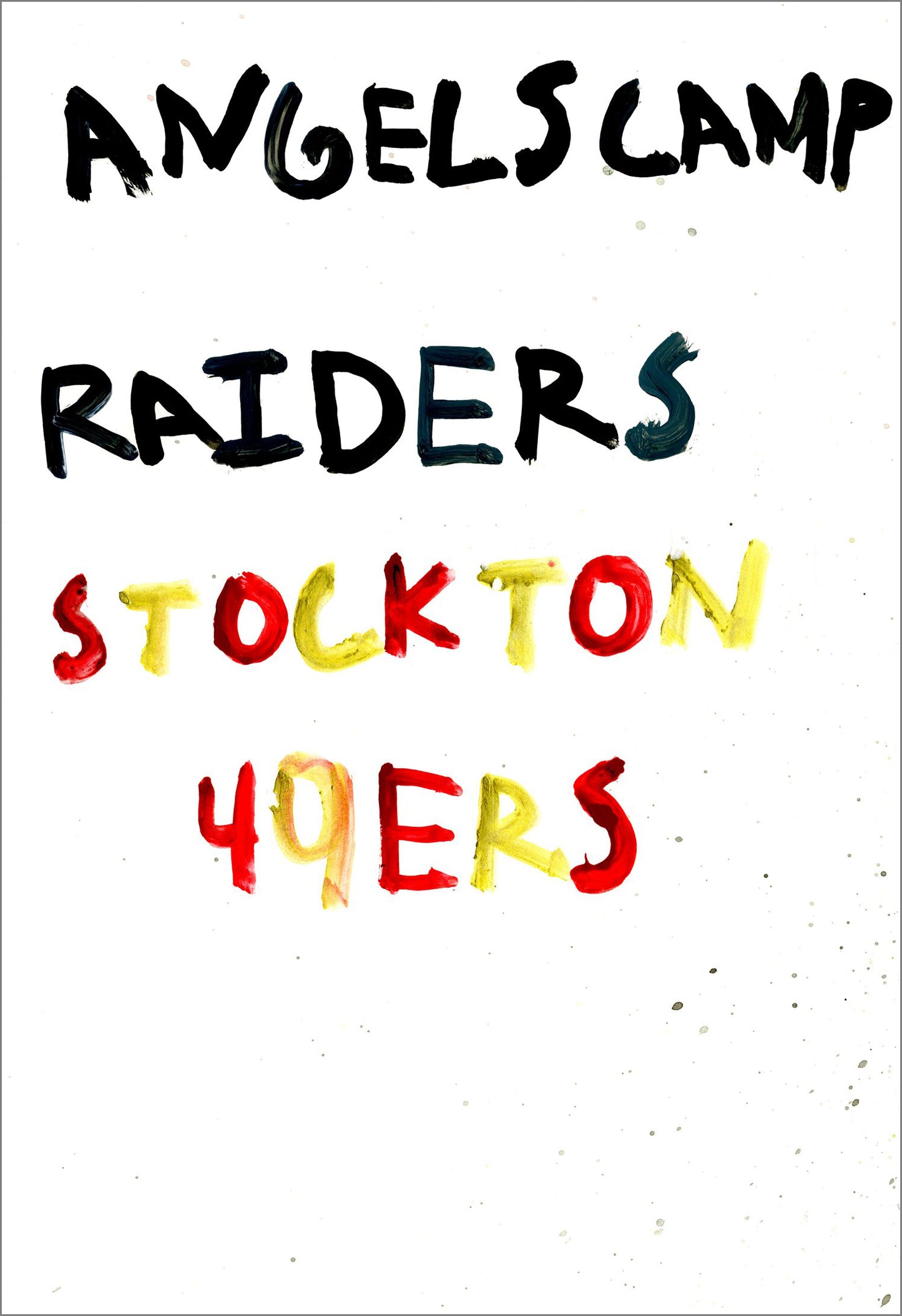 Angels Camp Raiders Stockton 49ers (D5224)